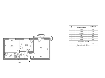 Apartament 2 camere Piata Victoriei, str. Doctor Felix Piata Victoriei