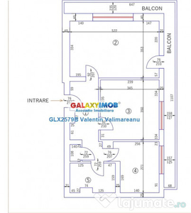 Apartament cu 2 camere CENTRAL