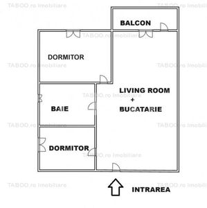 Apartament decomandat etaj 3 intermediar balcon parcare Rahovei