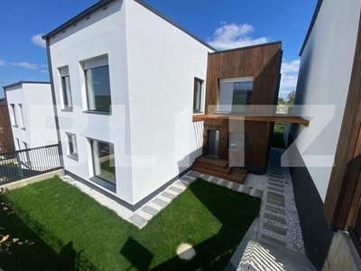 Casă pasivă SMART HOUSE finisată - 184mp, curte 298 mp, cartier Borhanci