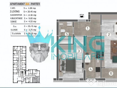 Cavar Residence-Postalionului | 2 camere | decomandat | Comi