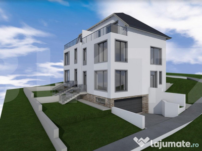 Teren cu autorizatie de construire duplex in Dambul Rotund