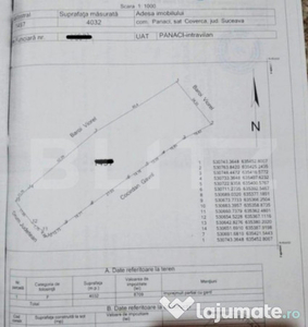 Teren intravilan de 4032 mp în zona Panaci, Dorna