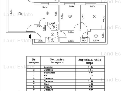 Apartament 3 camere Gorjului, apartament cu 3 camere