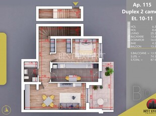 2 camere-8 min Metrou Teclu- Loc de parcare Bonus/Finalizare Decembrie 2024