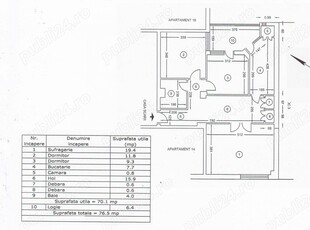 Apartament 3 camere Piata Daciei