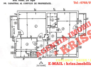 Apartament 3 Camere TEILOR P -suri Confort 1 Decomandat 81 Mp. Etaj 3 An 1991 Două Balcoane Două Băi