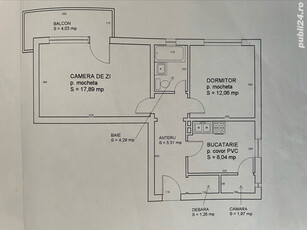 Apartament cu 2 camere în Tg. Mureș