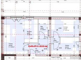 Apartament cu 3 camere, 62mp, zona Giroc