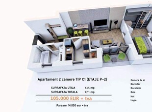 Apartament Superb cu 2 Camere în Mihai Bravu, Vitan - Construcție 2024