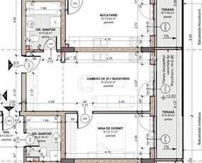 PROIECT NOU, apartament 2 camere finisat, 40 mp utili, zona Eroilor