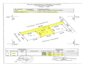 Vand teren intravilan 342 mp + 272 mp cale acces sat Tanganu Com Cernica Pret 15.000 eu