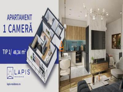Apartament 1 camera 46 mp Direct de la Dezvoltator LAPIS Residence , Galata