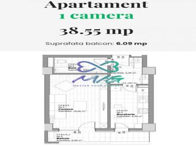 Apartament 1 camera, decomandat, Tatarasi, plata cash integral