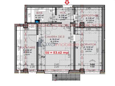 Apartament 2 camere de vanzare in Floresti ID 6612