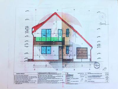 COMISION 0% | Proiect de casa cu autorizatie | teren 443 mp | Prejmer