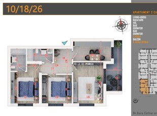 AP 3 CAM. BLOC P+3 , IN CONSTRUCTIE // PALLADY // COMISION 0%!