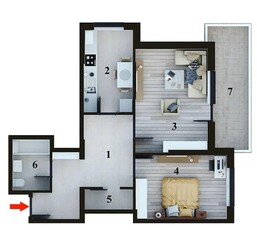 Apartament cu 2 camere de vanzare in Bragadiru COMISION 0% DIRECT DEZVOLTATOR