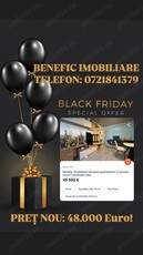 BLACK FRIDAY Benefic Imobiliare-Vanzare apartament 2 camere-zona Cosminele Vest