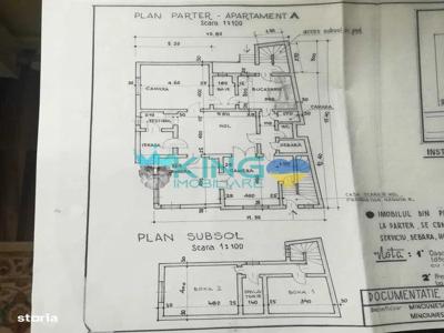 Central | Se Vinde Parterul Unei Vile | 4 Camere | Pivnita | Intrare S