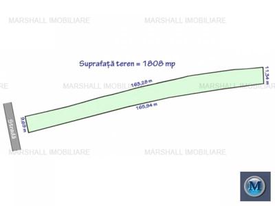 Teren intravilan de vanzare in Teisani, 1808 mp