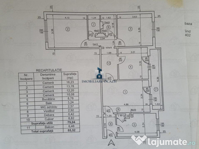 Apartament 4 Camere Semidecomandat Moldovita