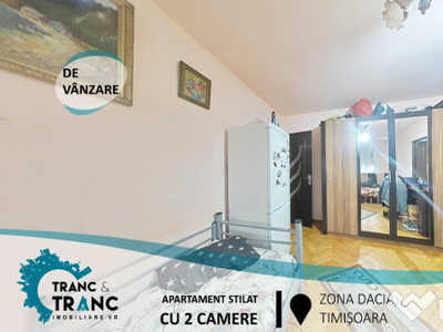 Apartament stilat cu 2 camere,în zona Dacia(ID:28948)