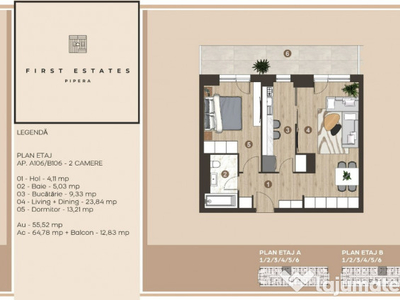 First Estates Pipera - Apartament 2 camere