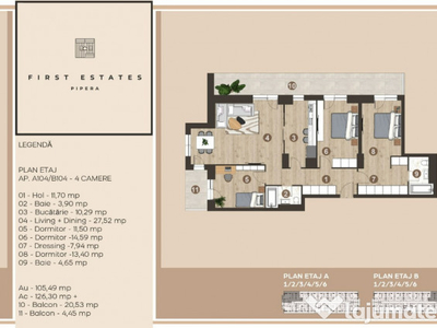 First Estates Pipera - Apartament 4 camere