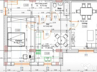 Apartament 2 camere decomandat