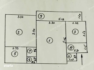 Apartamente 3 camere,finisate, cu CF, Strada Eroilor, Floresti