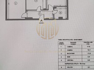 Apartament 2 camere Titan, Codrii Neamtului 2 camere 60 mp bucatarie 11 mp