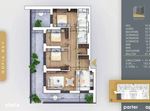 Apartament 3 camere de vanzare in Europa, Cluj Napoca