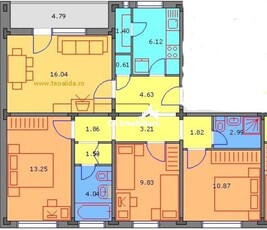 Apartament de 4 camere Titan metrou parc Liceul A.I.Cuza