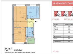 Popesti Leordeni 2 camere proiect deosebit 65291 euro