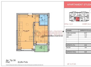 Apartament 3 camere cu vedere pe 3 parti, parter Mircea Cel Batran