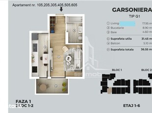 Apartament modern cu 3 camere, 72 mp, zona Kaufland in Marasti