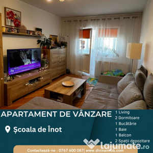 Apartament 3 camere, 68 mp utili, Școala de Înot