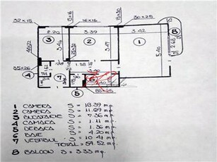 Vanzare apartament 2 camere Tei