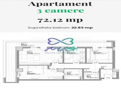 Apartament 3 camere, decomandat, Tatarasi, plata cash integral