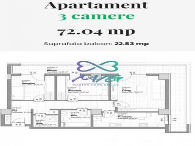 Apartament 3 camere, decomandat, Tatarasi, plata cash integral