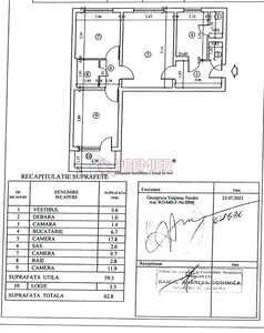 Berceni - Uioara - Huedin - 3 camere cu balcon