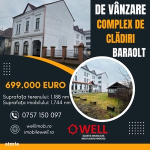 De vânzare complex de clădiri în Baraolt, pe str. Kossuth