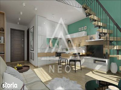 Apartament SEMIFINISAT de 160 mp pe 2 niveluri - 3 balcoane - 700€