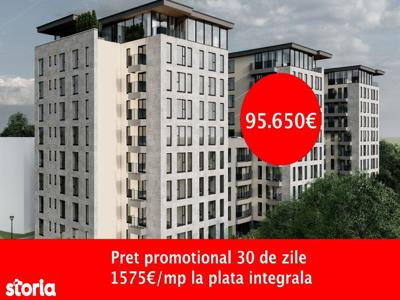 Dezvoltator-Apartament 2 Camere 60.73 m2 Pacurari-MUTARE IMEDIATA