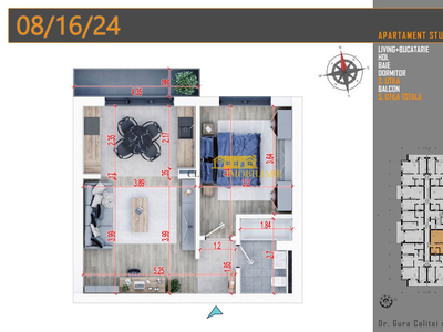 PROMO Apartament 2 camere Ideal Investitie-Theodor Pallady