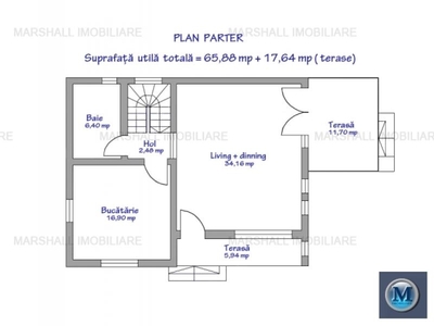 Vila cu 4 camere de vanzare in Paulesti, 124.63 mp