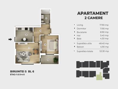 APARTAMENT 2 CAMERE-METROU DIMITRIE LEONIDA