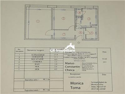 Vanzare apartament 2 camere Antiaeriana bloc reabilitat