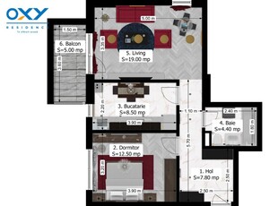 Rahova-Oxy Residence, 2 Camere 57 mp mega discount